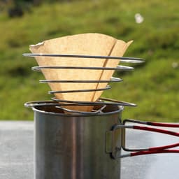 Compacte spiraalvormige koffiemachine - Draagbare roestvrijstalen filterkoffiemachine, geschikt voor reizen, kamperen, fietstochten en thuisgebruik - Lichtgewicht, opvouwbaar en milieuvriendelijk ontwerp — thumbnail 2