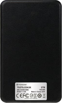 Transcend 2TB StoreJet 25A3 3.0 (3.1 Gen 1) 2000GB Zwart — thumbnail 2