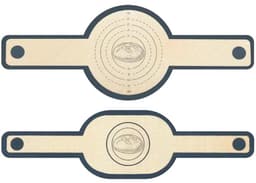 2 stuks Siliconen Bakmat - Met 3x Deegschraper - vaatwasserbestendig - Lange Handvatten Deeg Mat - sling bakmat - Geschikt Voor Airfryer, Oven En Magnetron - BPA-Vrij - Herbruikbare Nederlandse Ovenvoering - Geschikt Voor Airfryer, Oven En Magnetron — thumbnail 7