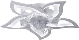 Bovista Plafondventilator - Met Verlichting - Plafond Ventilator - Met Lamp - Plafonniere Met Ventilator - Met Licht - Wit — thumbnail 1