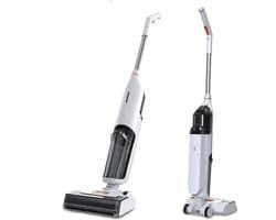 WNHB® Draadloze Stofzuiger & Slimme Dweilrobot – 5500Pa Zuigkracht – Zelfreinigend in 1 Minuut – Grote Dubbele Watertank – 3-in-1 Stomen, Zuigen & Dweilen