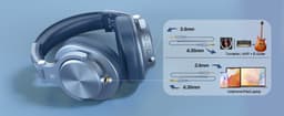 OneOdio Fusion A70 Sky Blue – Draadloze Over-Ear Koptelefoon – DJ & Studio – Hi-Res Audio — thumbnail 15