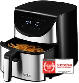 TZS First Austria Airfryer - Heteluchtfriteuse - 5,8L - 1700W - 80ºC tot 200ºC - Digital Touchscreen - Zwart — thumbnail 1