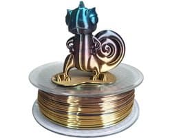 PLA-filament 1,75 mm - 1 kg - metallic zijdeverkleuring - geschikt voor 3D-printers