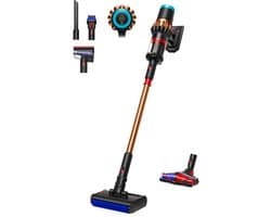 Dyson V16 Piston Animal Submarine - Steelstofzuiger met dweilfunctie - Zwart/Koper - 315 Air Watts - HEPA-filtratie