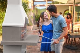 Sarom Fuoco - Betonnen barbecue - ADIGE - 80 x 103 x 212 cm — thumbnail 2