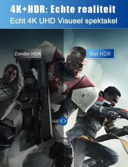 Gloovon® Draagbare Monitor 4K - 15.6 Inch IPS Gaming Scherm - HDR & FreeSync - 60Hz - Voor PS5 & Laptop - Met Afstandsbediening — thumbnail 3