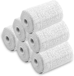 Plaster Bandage - Pack of 6 - 7.5 x 270 cm - Baby Belly Pregnant Gift - Plaster Print - Roll for Crafts - Model Making - Quick-Drying - Wit — thumbnail 1