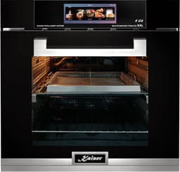 Inbouwoven - Kaiser - EH 6344 - Inbouwoven 60 cm - Zwart glas- 79 l - Air fryer- TFT - automatische braadfunctie + Gaskookplaat - KCG 6394 - kookplaat 60cm — thumbnail 8