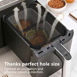 Herbruikbare siliconen spatbescherming voor Ninja AF300 heteluchtfriteuse - set van 2 - accessoires voor luchtfriteuse — thumbnail 7