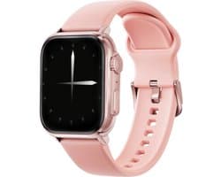 Xssive SW6 Smartwatch 44mm - Rosé Goud - Geschikt voor Apple, Samsung Galaxy, Android - Smart Watch met NL App