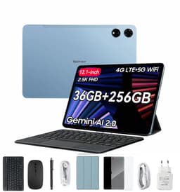 Blackview MEGA 3 Tablet Sets - Android 15 - 4G LTE+WiFi - 12.1 Inch - 36GB RAM - 256GB - Dual 4G LTE - 8800mAh - 13MP+50MP Camera - Blauw — thumbnail 1