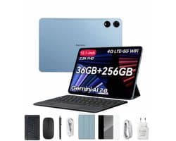 Blackview MEGA 3 Tablet Sets - Android 15 - 4G LTE+WiFi - 12.1 Inch - 36GB RAM - 256GB - Dual 4G LTE - 8800mAh - 13MP+50MP Camera - Blauw