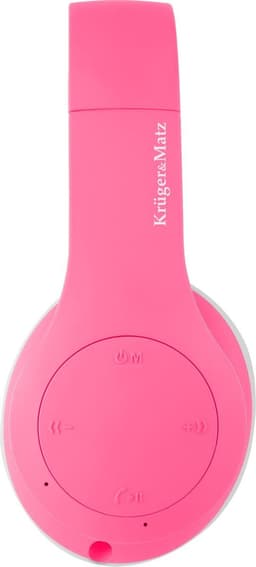 Krüger&Matz KM0657 - Draadloze bluetooth “Street” hoofdtelefoon voor kinderen, pink — thumbnail 2