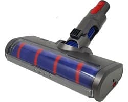 Fluffy zuigmond borstel met LED geschikt voor Dyson V7 V8 V10 V11 V15 (sv10 sv11 sv12 sv14 sv17 sv22)