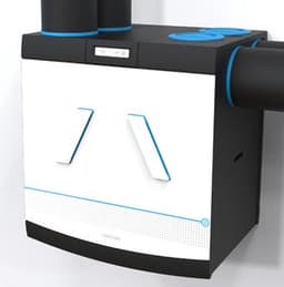 Orcon HRC-400 EcoMax WTW unit met isolerende EPP behuizing, vochtsensor en randaarde, zwart/wit — thumbnail 3