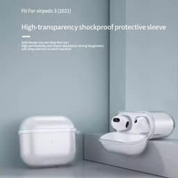 Airpods 3 hardcase voor bescherming - Airpods 3 - transparant hoesje - Apple - Airpods onderdelen - Airpods hoesje - Iphone - Imac - Ipad - — thumbnail 2