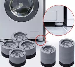 Wasmachine Demper - Trillingsdemper - Anti Slip Trilmats - Schokdemper - 4 Stuks Anti Tril Poten - Set van 4 Stuks - Multifunctioneel — thumbnail 1