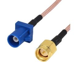 GPS verloopkabel adapter | Fakra (m) naar sma (m)