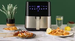 Swiss Pro+ SP-AF1450 - Heteluchtfriteuse Digitaal - 5L - Touchscreen - Zwart — thumbnail 3