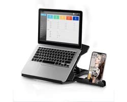 Laptopstandaard 10-17 inch - Verstelbare alle Laptop / MacBook Air Pro - Bureau houder - Tafel Standaard Steun - Zwart