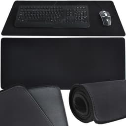 Muismat - Gaming Mousepad XXL - Game Muismat - Onderlegger - Grote Muismat - Anti Slip - Desktop Mat - Zwart - 70x30 CM - Rheme — thumbnail 1