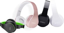 WiseQ Draadloze Koptelefoon Kinderen – Witte Bluetooth Kinderkoptelefoon met Microfoon – SD-kaart & FM-Radio – 8u Bluetooth Geluidsdempend – Wit — thumbnail 5