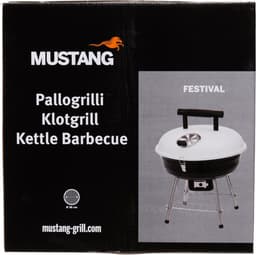 Mustang mini Houtskool barbecue Festival grijs - Mini barbecue — thumbnail 4