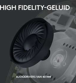 Logitech G435 LIGHTSPEED - Draadloze Gaming Headset - Bluetooth - PC, Mobile - Zwart — thumbnail 3