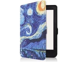 Hoes Geschikt voor Kobo Nia - E-reader Hoesje Bescherm Hoesje Case Sleep Cover - Hoes Geschikt voor Kobo Nia Hoesje - Sterrenhemel