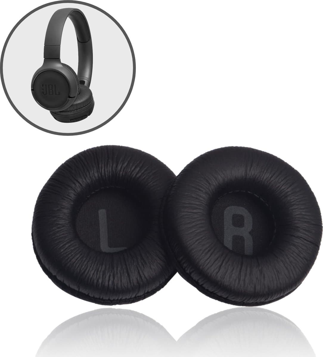 Oorkussens geschikt voor JBL Tune 600 - 500BT - T450 - Zwart — afbeelding 1