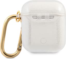 Guess TPU Glitter Case AirPods 1 - AirPods 2 Transparant — thumbnail 2