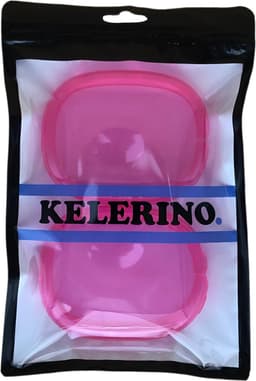 KELERINO. Siliconen Transparant Cover Case geschikt voor Airpods Max - Roze — thumbnail 4