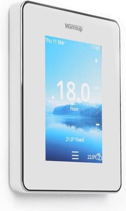 6iE Smart Wifi Thermostaat Elektrische vloerverwarming | Kleur: Cloud White / Wit | Warmup — thumbnail 1