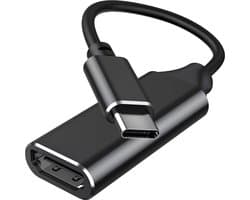 HDMI naar USB C Verloopstuk - 4K ULTRA HD - Geen Installatie Nodig - Geschikt voor Laptop, TV, GSM, Smartphone, Telefoon