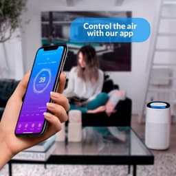 Tubble® Air Purifier Max Laser, Luchtreiniger, TRUE HEPA 360° filter technology, CADR 400, met fluisterstille slaapstand — thumbnail 4