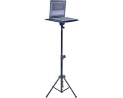 SoundLAB - Laptop of tabletstandaard - Lichtgewicht - In hoogte verstelbaar statief - 3 poot - Draagbaar - Zwart