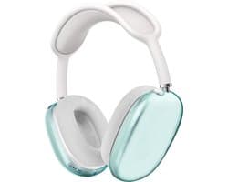 KELERINO. Siliconen Transparant Cover Case geschikt voor Airpods Max - Groen