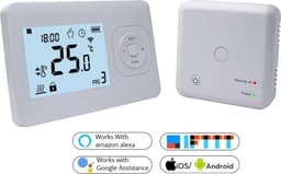 QH Basic Wifi infrarood verwarming draadloze thermostaat met compacte opbouw ontvanger — thumbnail 3