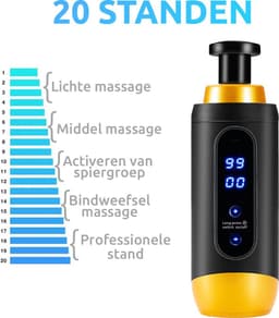 Osisiyo QC05 - Massage gun - 6 opzetstukken - case - massage — thumbnail 2