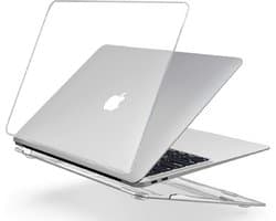 Hoes Geschikt voor Macbook Pro case - Hoes Geschikt voor Macbook pro hoes / Hoes Geschikt voor Macbook Pro hard hoes 13 inch 2020 / 2019 / 2018 / 2017 / 2016 / A2289/A2251 / A1706A / 1708 - Laptop Cover Ntech - Transparant Clear