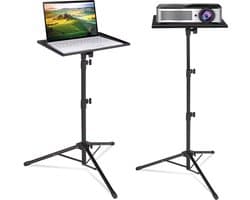 Projector Statief – Universele Laptop & DJ Statief – Standaard -Verstelbaar van 58 tot 160 cm – Opvouwbare Vloerstandaard – Voor Podium, Studio & Thuisgebruik