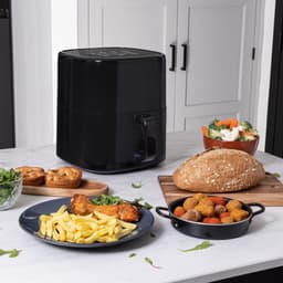 BluMill Digitale Airfryer - 8 Programma's - Timer - 5L - Te bedienen met Touch Screen of App — thumbnail 10