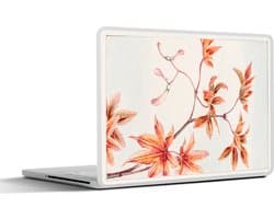 Laptop sticker - 17.3 inch - Bladeren - Boom - Esdoorn - Vintage - Japans - 40x30cm - Laptopstickers - Laptop skin - Cover