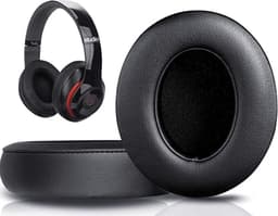 Lederen Set Oorkussens Geschikt Voor Beats Studio 2 en 3, Wired en Wireless , Vervangende Kussens Voor Hoofdtelefoon - 1 Paar — thumbnail 1