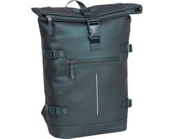 New Rebels William Riverside Metallic Green 19L Rugzak Waterafstotend Laptop 15.6