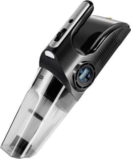 4 In 1 Autoband Inflator Stofzuiger Digitaal Scherm Luchtcompressor Pomp - Luchtpomp Auto, Fiets, Motor & Draagbare Auto Stofzuiger Digitale Display - Nat en Droog — thumbnail 4