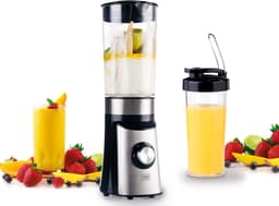 Smoothie to go/ Blender to go- blender en drinkbeker in één- ijs crushen mogelijk- 2 snelheden- inclusief schenkkan en drink beker — thumbnail 2
