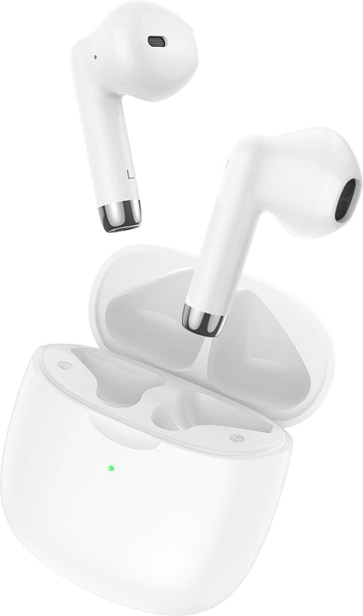 Golden Sound draadloze oordopjes - Bluetooth oordopjes - Draadloze oortjes - Oortjes draadloos - Earpods - Sport oordopjes - Geschikt voor Smartphone & Laptop - Wit — afbeelding 1