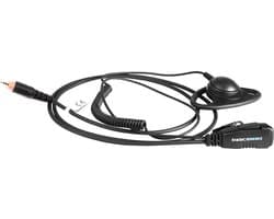 DerComms® oorschelp - headset - oortje voor Motorola CLP446e en CLPe portofoon